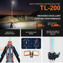 Torre de iluminación portátil TL-200